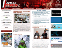 Tablet Screenshot of informeindustrial.com.ar